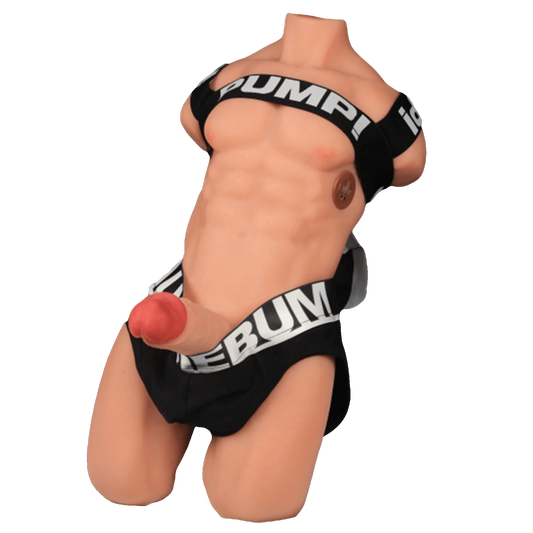 Blake: 19.06LB TPE Sex Doll Torso with Lifelike Feel & Pulsating Function