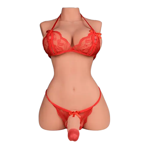 Rose: 21.49LB Futa Sex Doll Torso – Compact & Curvy Shemale Sex Doll for Intense Fantasy Play
