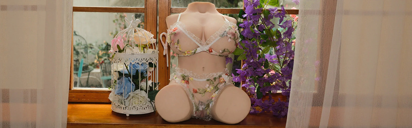 Realistic Evolova sex doll showcasing soft skin texture and detailed sculpt