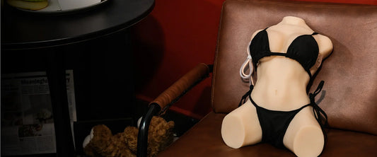 Evolova A cup sex doll torso with small breast size and realistic silicone texture