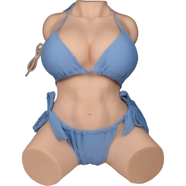Kim: 38.58LB Life-Size Belle Delphine Sex Doll – BBW-Style Torso with Intense Vibration and Suction