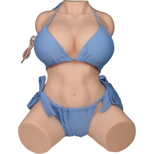 Kim: 38.58LB Life-Size Belle Delphine Sex Doll – BBW-Style Torso with Intense Vibration and Suction