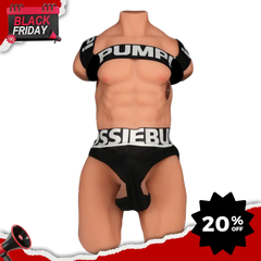 Blake: 19.06LB TPE Sex Doll Torso with Lifelike Feel & Pulsating Function