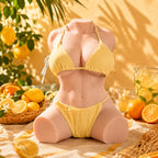 Kim: 38.58LB Life-Size Belle Delphine Sex Doll – BBW-Style Torso with Intense Vibration and Suction