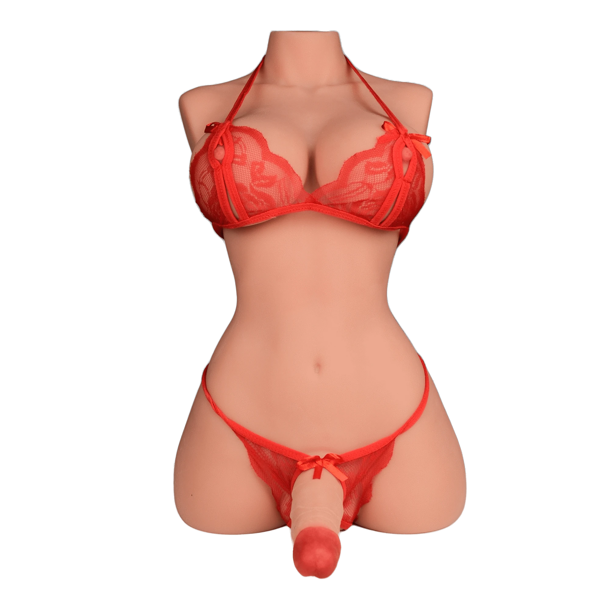 Rose: 21.49LB Futa Sex Doll Torso – Compact & Curvy Shemale Sex Doll for Intense Fantasy Play