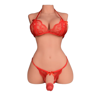 Rose: 21.49LB Futa Sex Doll Torso – Compact & Curvy Shemale Sex Doll for Intense Fantasy Play