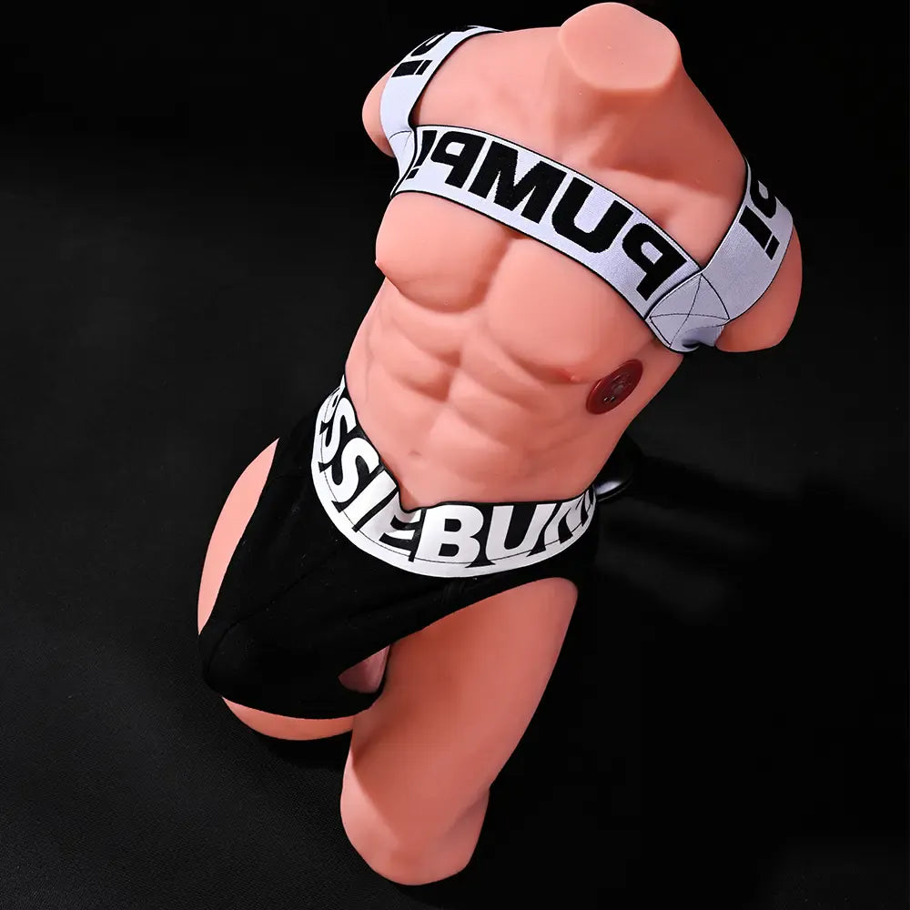 Blake: 19.06LB TPE Sex Doll Torso with Lifelike Feel & Pulsating Function