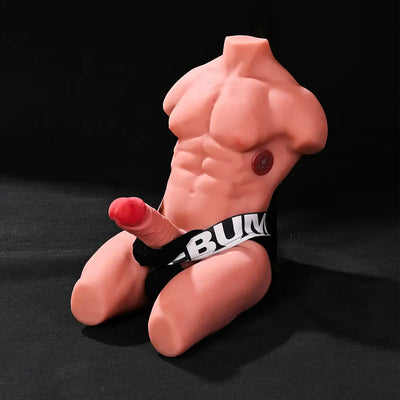 Blake: 19.06LB TPE Sex Doll Torso with Lifelike Feel & Pulsating Function