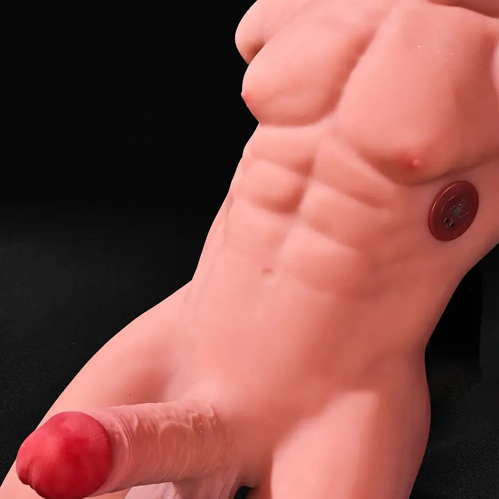 Blake: 19.06LB TPE Sex Doll Torso with Lifelike Feel & Pulsating Function