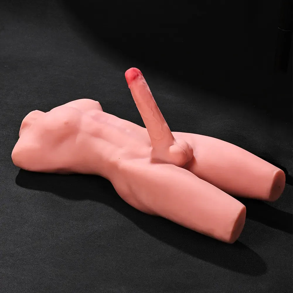 Bliss: 17.63LB Ultra-Realistic Male Sex Doll with Pulsating Function for Intense Pleasure