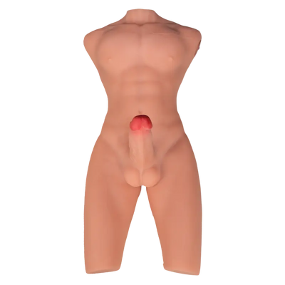 Bliss: 17.63LB Ultra-Realistic Male Sex Doll with Pulsating Function for Intense Pleasure