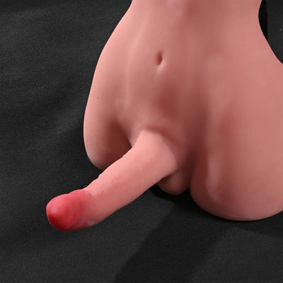 Rose: 21.49LB Futa Sex Doll Torso – Compact & Curvy Shemale Sex Doll for Intense Fantasy Play