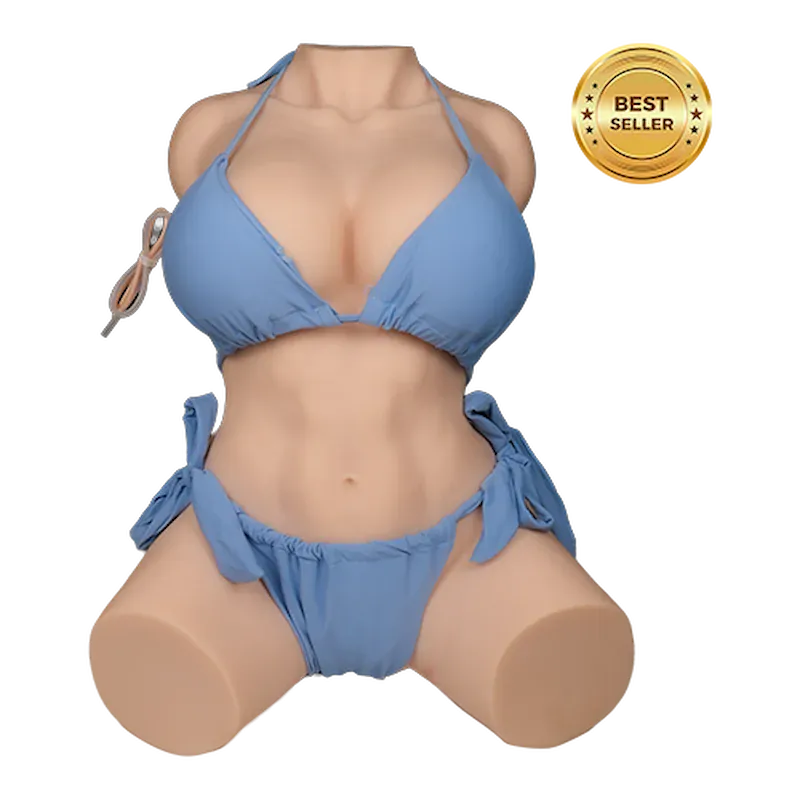 Kim: 38.58LB Life-Size Belle Delphine Sex Doll – BBW-Style Torso with Intense Vibration and Suction