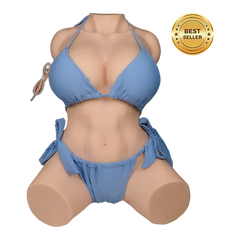 Kim: 38.58LB Life-Size Belle Delphine Sex Doll – BBW-Style Torso with Intense Vibration and Suction