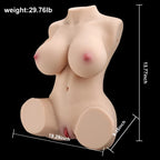 Brandi Classic 1.0 manual TPE sex doll torso specifications and dimensions