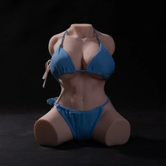 Kim: 38.58LB Life-Size Belle Delphine Sex Doll – BBW-Style Torso with Intense Vibration and Suction