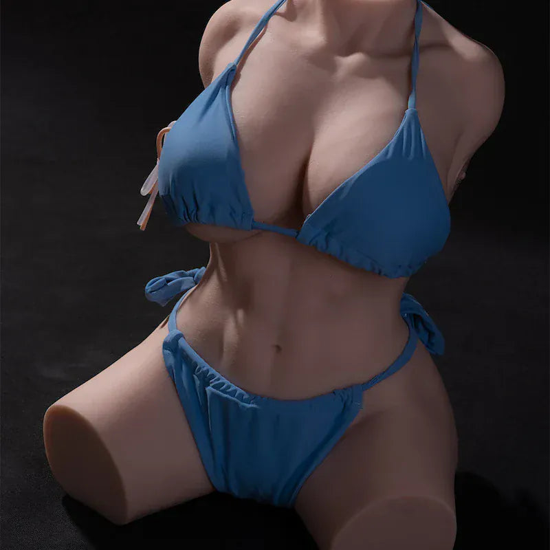 Kim: 38.58LB Life-Size Belle Delphine Sex Doll – BBW-Style Torso with Intense Vibration and Suction