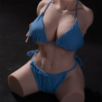 Kim: 38.58LB Life-Size Belle Delphine Sex Doll – BBW-Style Torso with Intense Vibration and Suction