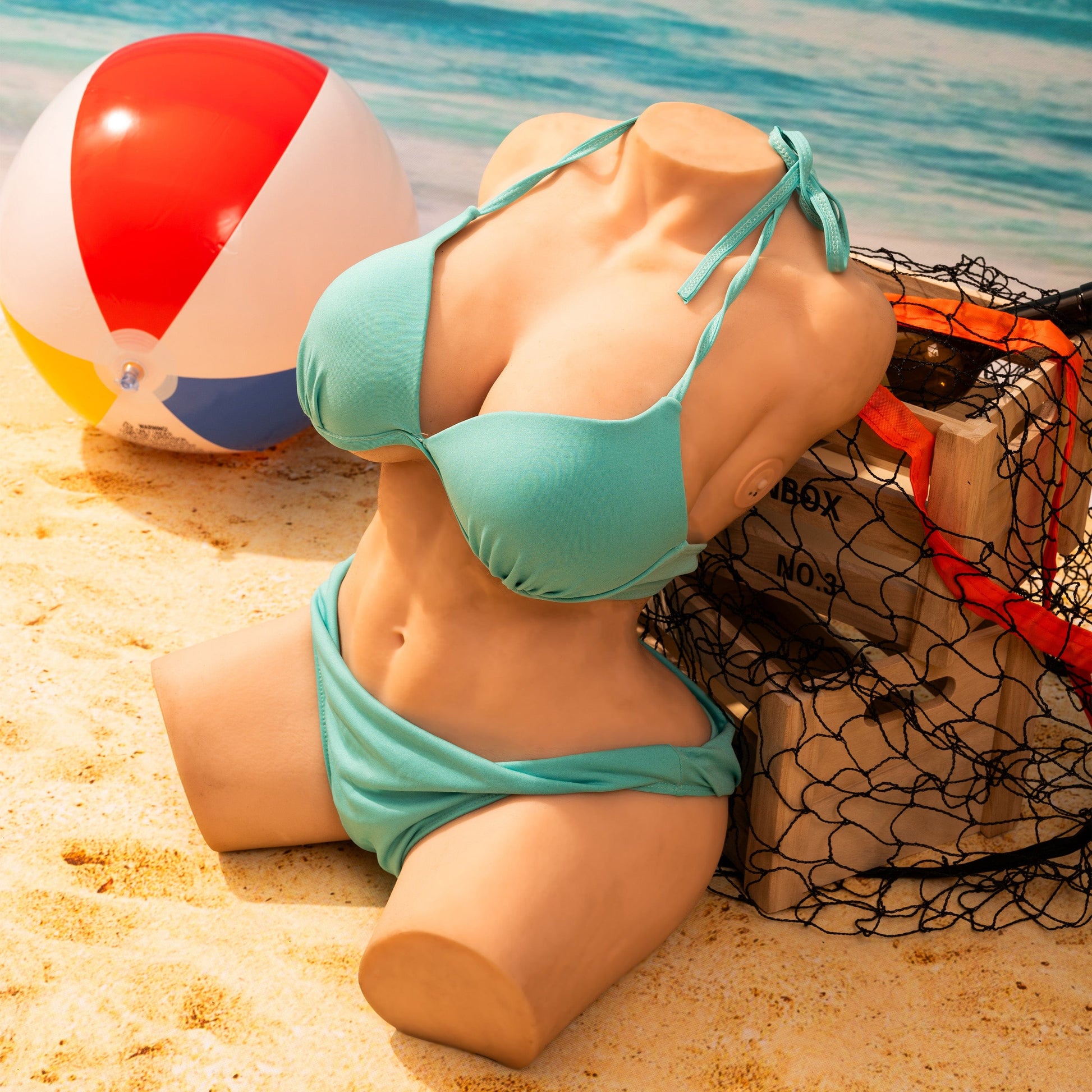 Kim: 38.58LB Life-Size Belle Delphine Sex Doll – BBW-Style Torso with Intense Vibration and Suction