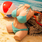 Kim: 38.58LB Life-Size Belle Delphine Sex Doll – BBW-Style Torso with Intense Vibration and Suction