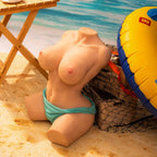 Kim: 38.58LB Life-Size Belle Delphine Sex Doll – BBW-Style Torso with Intense Vibration and Suction