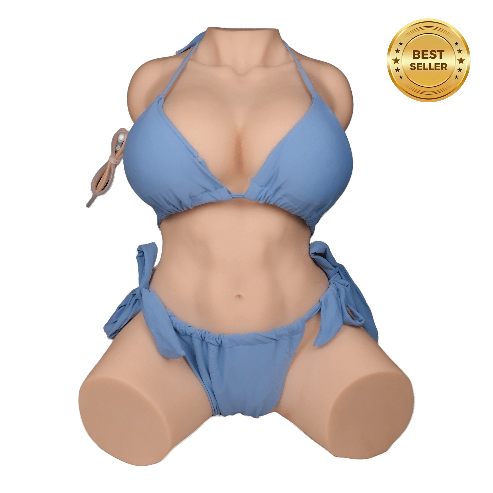 Kim: 38.58LB Life-Size Belle Delphine Sex Doll – BBW-Style Torso with Intense Vibration and Suction