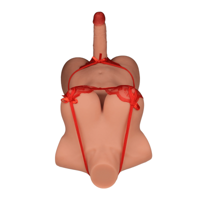 realistic tpe torso sex doll doggy style