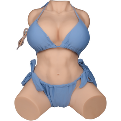 Kim: 38.58LB Life-Size Belle Delphine Sex Doll – BBW-Style Torso with Intense Vibration and Suction